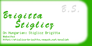 brigitta stiglicz business card